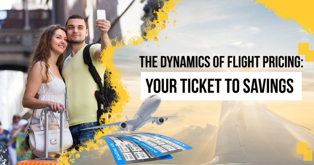 The image conveys the concept of understanding flight pricing to achieve savings